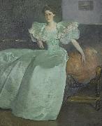 John White Alexander Miss Helen Manice oil on canvas